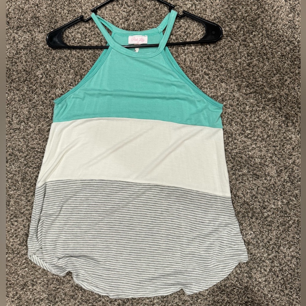 Pink Lily Tank Top